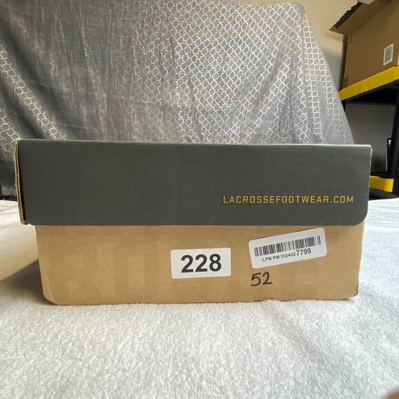 LaCrosse Alpha Muddy Boot Mens 8 Brown 4.5" Waterproof Outdoor Rain Utility Chic - Picture 9 of 10